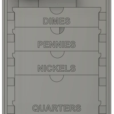 Ngăn kéo có Thanh trượt cho Két phân loại tiền xu của Rocco