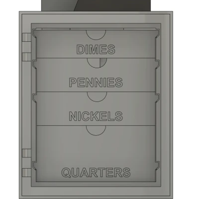 Ngăn kéo có Thanh trượt cho Két phân loại tiền xu của Rocco