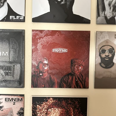 PRhyme - Ảnh bìa album Royce da 5'9" & DJ Premier - Hueforge