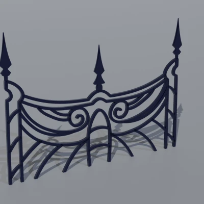 Hàng Rào Thành Phố Than Khóc - Mô Hình Trang Trí D&D