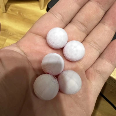 Mô Hình Đạn Paintball 17mm Có Thể Đổ Đầy