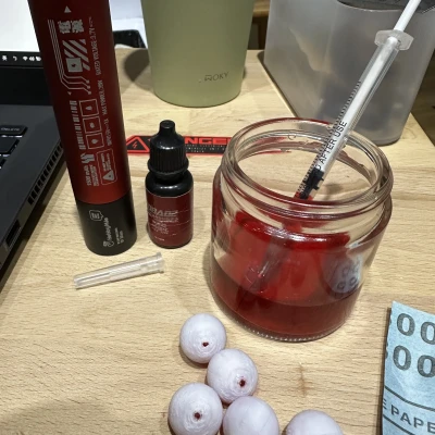 Mô Hình Đạn Paintball 17mm Có Thể Đổ Đầy