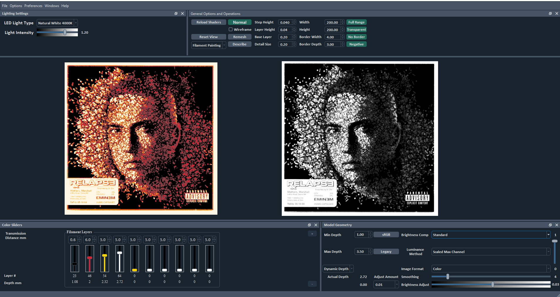 Bìa Album Relapse - Eminem - In Hueforge