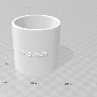 Hũ đựng bút cá nhân hoá D.B.G.M