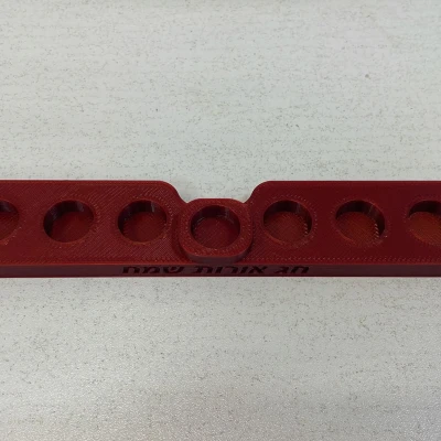 Chân đế Menorah Hóa học với Ngọn lửa Đa sắc