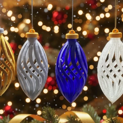 Đồ Trang Trí Cây Thông Noel (85mm) Có Nắp