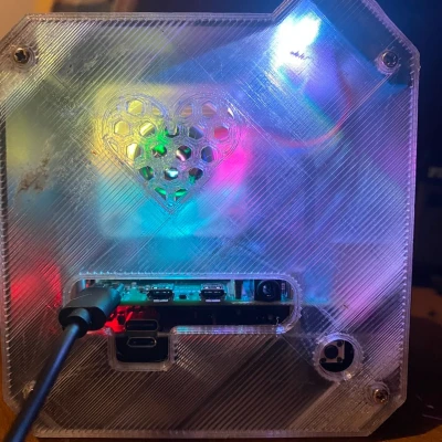 Vỏ Case Raspberry Pi 4 Mini Desktop