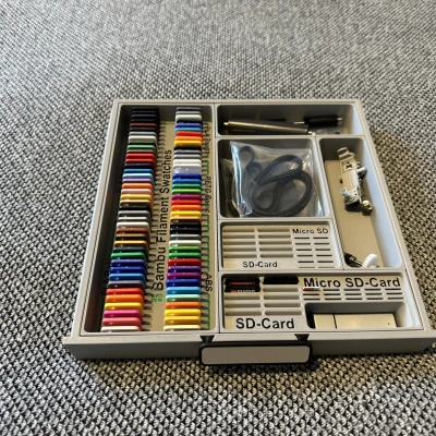 Khay chèn thẻ mẫu sợi nhựa ModOr JP