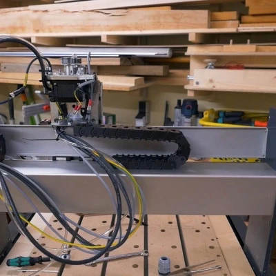 Dây xích máy CNC có kẹp đóng tháo rời