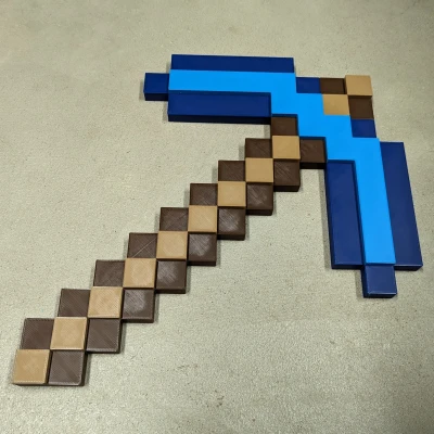 Pickaxe Minecraft (Màu Sắc XL)