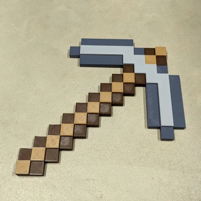 Pickaxe Minecraft (Màu Sắc XL)