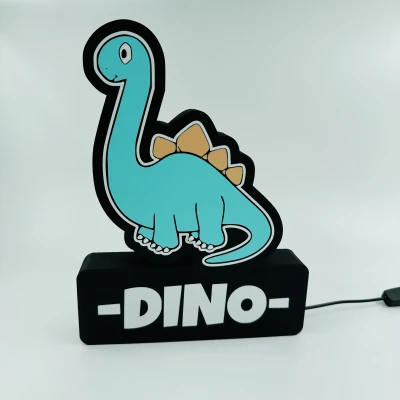 Dino 2/4 Led Đèn (File 3mf cho Bambu Ams)