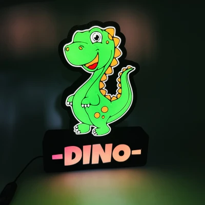 Dino 1/4 led lamp (3mf cho Bambu ams)