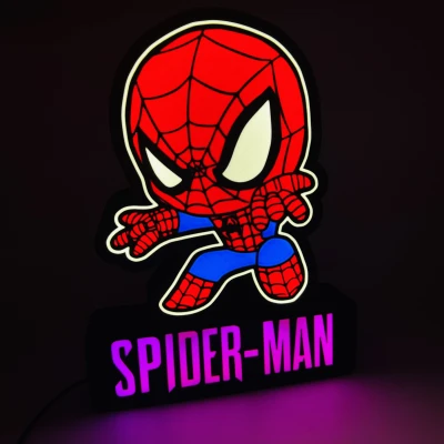 Đèn LED Spider-Man 3D