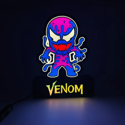 Đèn LED Chủ Đề Venom Dành Cho Fan Marvel