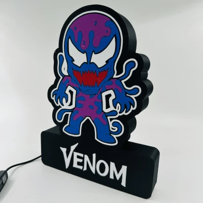 Đèn LED Chủ Đề Venom Dành Cho Fan Marvel