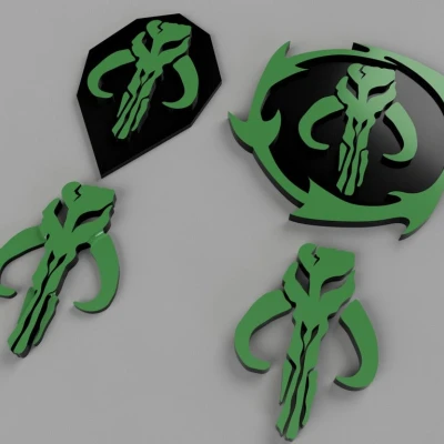 Biểu Tượng Mandalorian Star Wars