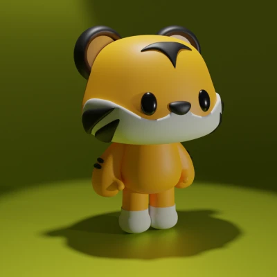 Móc Khóa/Tượng Hổ Con Dễ Thương