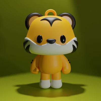 Móc Khóa/Tượng Hổ Con Dễ Thương