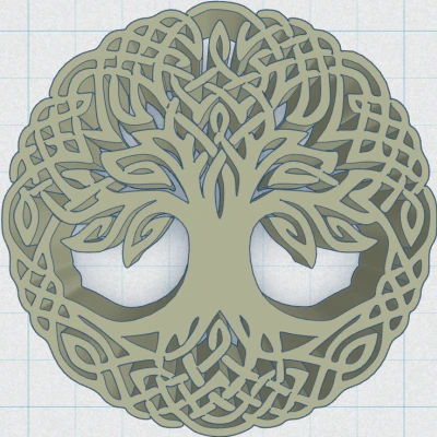Celtic / Norse - Cây Sự Sống Đế Lót Cốc 48