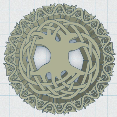 Celtic / Norse - Đế Lót Ly Cây Sự Sống 49