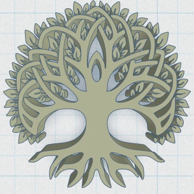 Giá Đỡ Ly "Celtic / Norse - Cây Sự Sống 46"