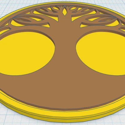 Đế Lót Ly Celt / Bắc Âu - Cây Sự Sống 36