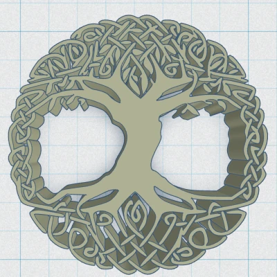 Celtic / Norse - Cây Sự Sống Tách Nước 32