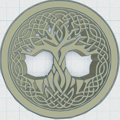 Celtic / Norse - Cây Sự Sống Đế Lót Ly 35