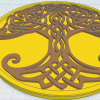 Mặt Lót Cốc Celtic / Norse - Cây Sự Sống 29 - Thumbnail 1