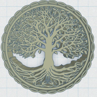 Celtic / Norse - Cây Sự Sống Đế Lót Ly 26