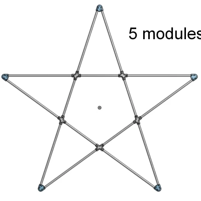 Khung Trang Trí Sao Giáng Sinh Dây Đèn Tiên