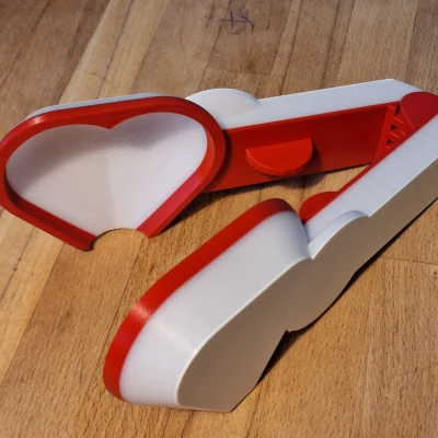 Khuôn làm tim tuyết để bàn