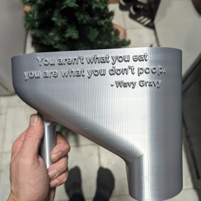 Máng Phân Nam Châm Có Trích Dẫn ("You Aren't What You Eat")