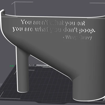 Máng Phân Nam Châm Có Trích Dẫn ("You Aren't What You Eat")