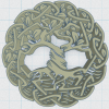 Đế Lót Cốc Celtic / Bắc Âu - Cây Sự Sống 25 - Thumbnail 2