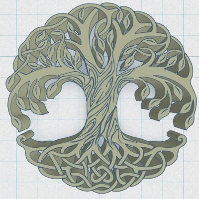 Celtic / Norse - Cây Sự Sống Đế Lót Ly 22