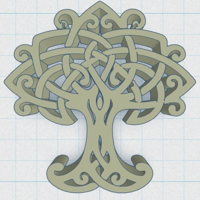 Đế lót ly Cây Sự Sống Celtic / Norse 21