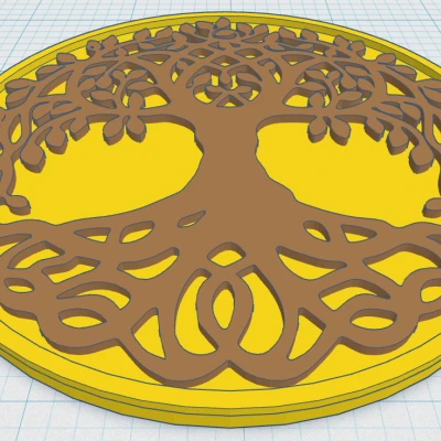 Đế Lót Cây Sự Sống Celtic / Norse 20