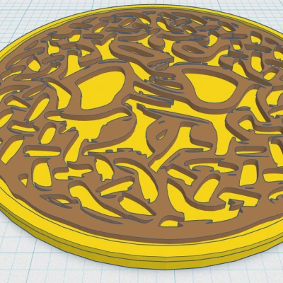 Tấm Lót Ly Celtic / Norse - Cây Sự Sống 18