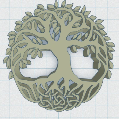 Đế lót ly Cây Sự Sống Celtic / Norse