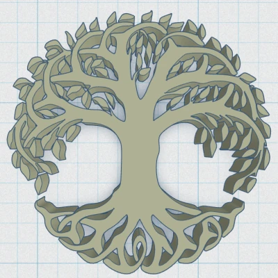 Chân Nến Celtic / Norse - Cây Sự Sống 11