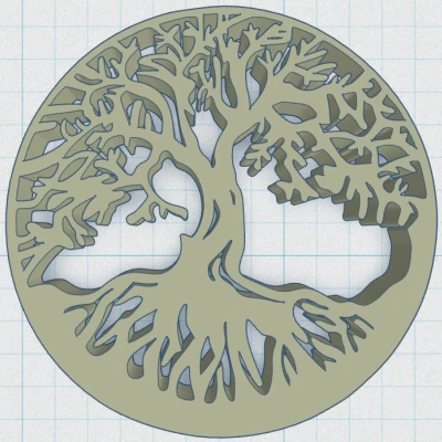 Chữ Thập Celtic / Norse - Cây Sự Sống 9