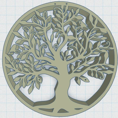 Đế Lót Ly Cây Sự Sống Celtic / Norse 6