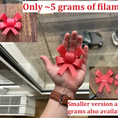 Nơ Quà Giáng Sinh - Có thể gấp lại!