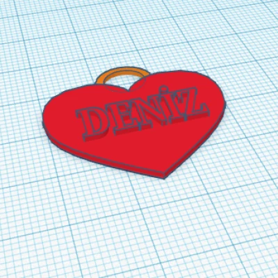 Bông Tai "Deniz Kalpli" - Tim là tên Deniz