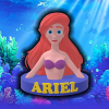 Tượng Ariel - Nàng Tiên Cá Phiên Bản Low Poly - Thumbnail 1