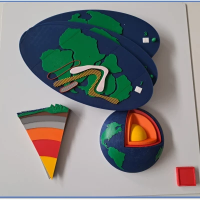 Tấm Địa Chất 1 - Vật Liệu In và Nghiên Cứu