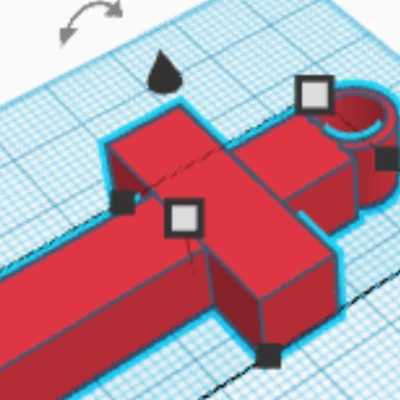 Móc treo Giáng sinh hình cây thánh giá
