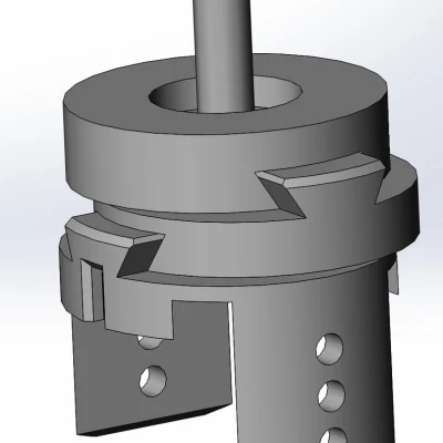 Kẹp tâm camera cho CNC cán 7mm